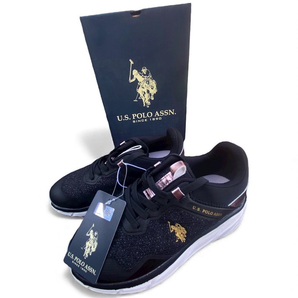 NIB Polo Ralph Lauren Girls Shoes Sneakers (Big Kid Size 4)